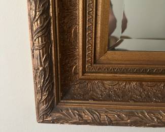 Detail of decorative vintage mirror