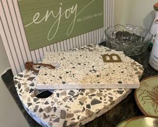 Stone cutting boards