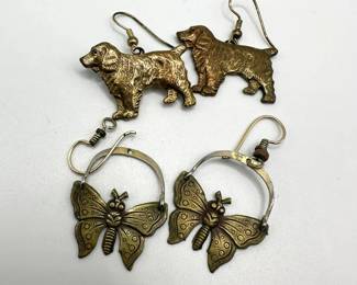 Costume jewelry earrings