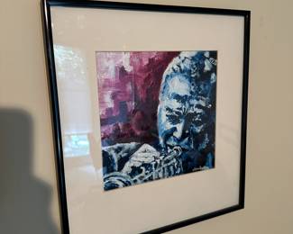 Original art - jazz musician