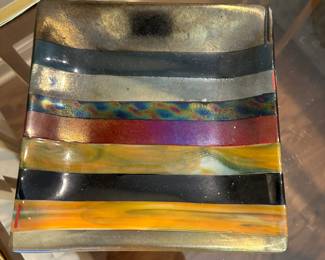 Art glass tray