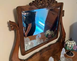 Matching mirror to antique dresser