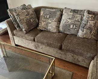 Excellent reupholstered sectional