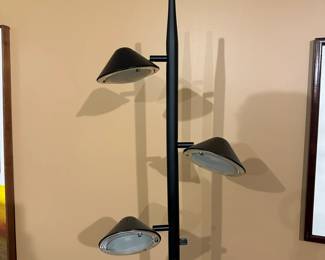 Three light floor lamp