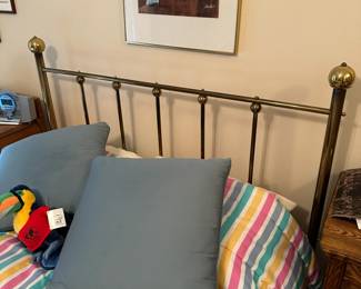 Brass bed