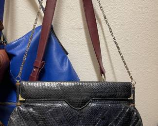 Vintage snakeskin purse