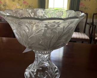 CRYSTAL PUNCH BOWL