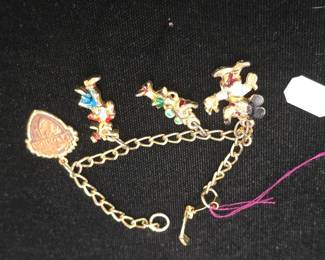 Disney bracelet with charms 