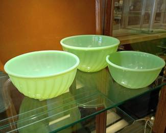 Jadeite bowls 