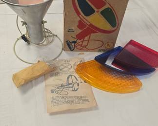 Vintage color wheel for Aluminum Christmas tree with original box 