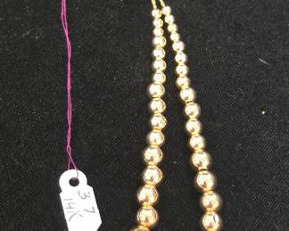 14k gold necklace 
