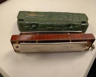 vintage Hohner harmonica 