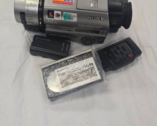 vintage Sony camcorder 