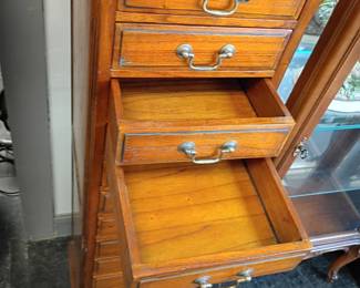 awesome apothecary style chest of drawers.