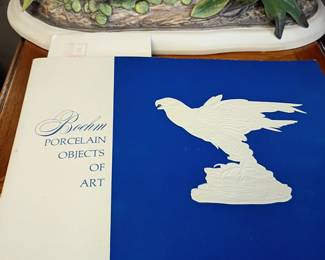 Western Bluebirds with Azaleas 1 of 400  done by Boehm PHENOMENAL PIECE WITH NOTING BROKEN