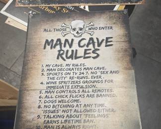 man cave signs 