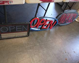 open signs 
