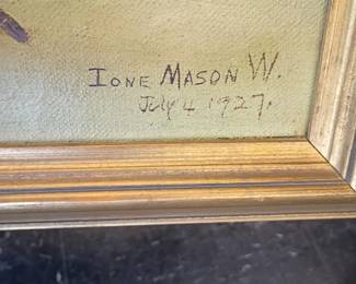 1927 oil on canvas Ione Mason W 