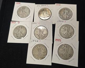walking liberty half dollars 