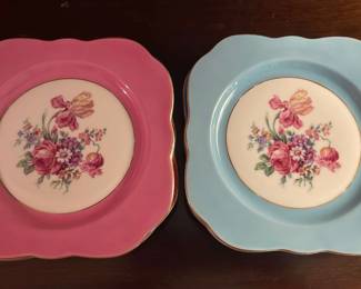 Eight Square Dessert Plates