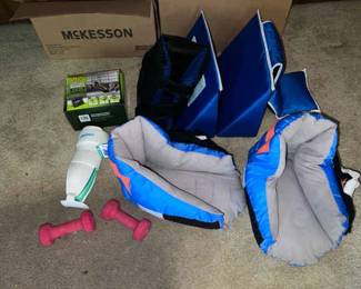 Small Lot Of Weights Foot Arm Protective Gear