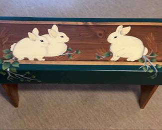 Cute Bunny Bench
