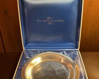 US Naval Academy Plate in Box Franklin Mint