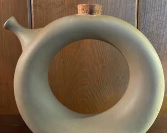 Vintage Hartstone Pottery Wine Decanter