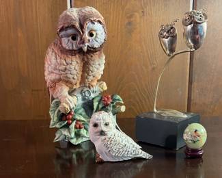 4 Owls A Pheasant