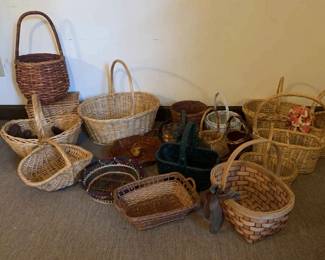Huge Lot Of Baskets
