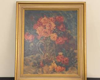 Pierre Auguste Renoir Roses