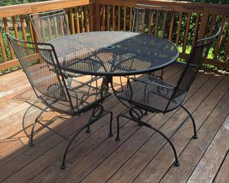 Metal Table And Chairs