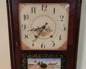 Pillar and Scroll Mantle Clock