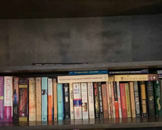 Book Shelf Mixed Paperbacks including Agatha Christie