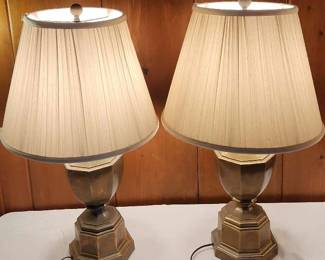 2 Brass Lamps