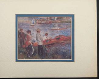 August Renoir Oarsmen At Chatou