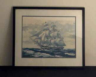 The Ship In Rough Seas
