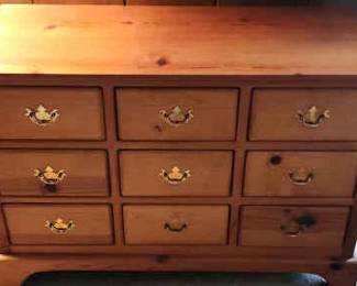 Wooden 9 Drawer Dresser