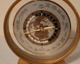 Vintage Linden Quartz World Clock
