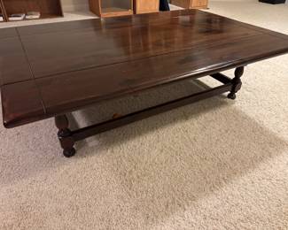 Wooden coffee table
54 wide x 17 tall x 36 deep