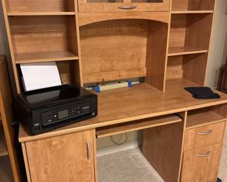 Computer desk 
56 wide x 64 tall x 23 deep