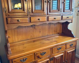 2 piece Hutch
62 wide x 78 tall x 19 deep