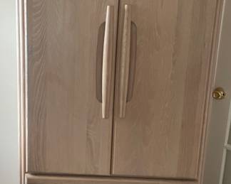 Wambold Armoire (place for TV & video storage) and two drawers. Previous owner used for folded clothes in bedroom. 