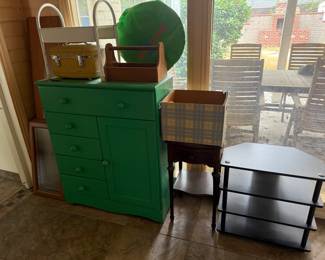 Drawers, shelving stand, side table, etc.