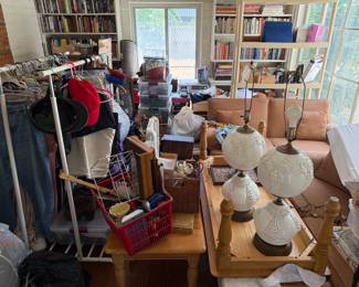 Lots if items! Vintage couch set! Lamps!