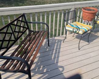 iron patio set