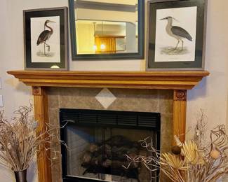 Heron framed artwork 1/2 price