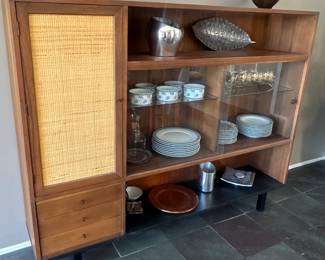 Dillingham 1960 Cabinet and matching Dining table with 6 Chairs