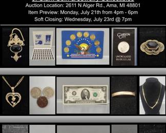 J Clark Coin Jewelry Collection