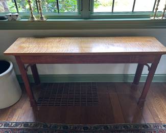 Tiger maple table ~ see closeup next picture 